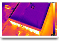 Caméra thermique montée sur drone