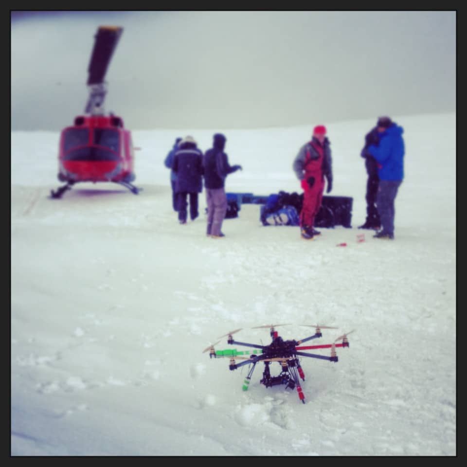 Documentaire pour la télévision réalisé par drone au Groenland