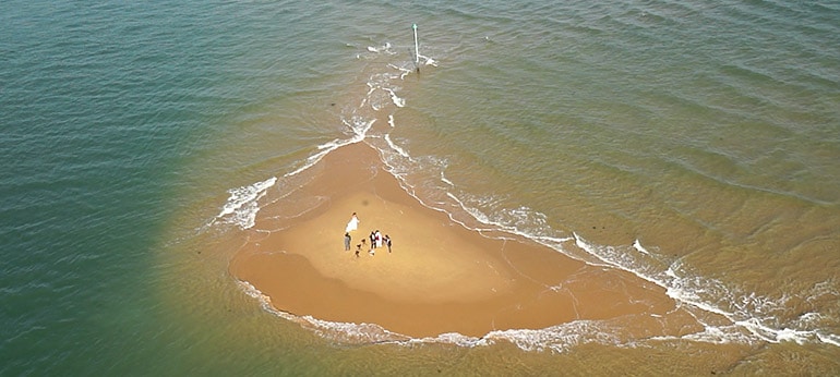 Prise de vue aérienne par drone pour série TV