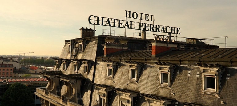 Film publicitaire TV réalisé par drone à l'hôtel Mercure de Lyon