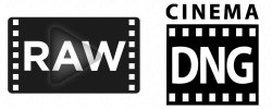 Logo format raw et cinema dng.