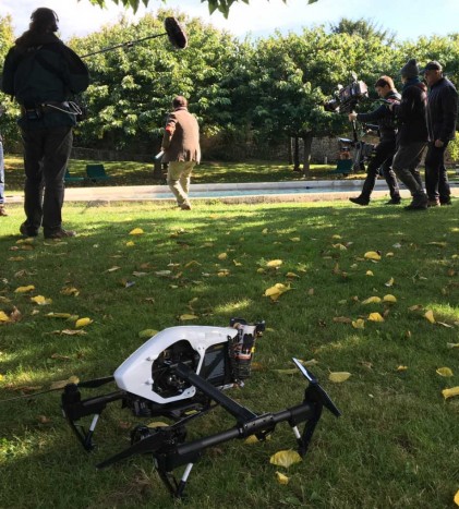 tournage serie France 3 mongeville avec drone et caméra