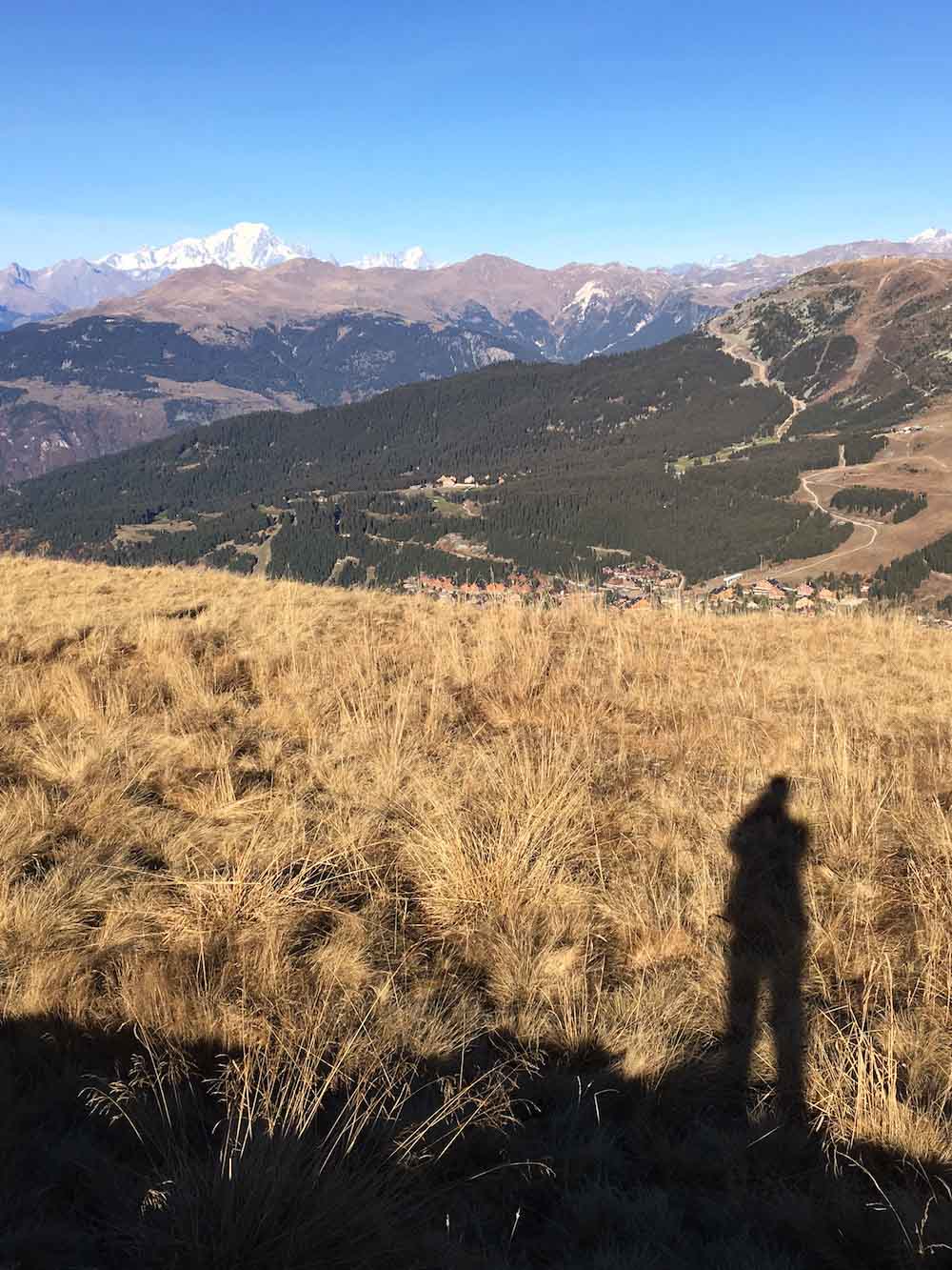 Paysage de montagne pour fiction à méribel