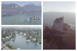 Drone en Rhône-Alpes pour vidéo fiction