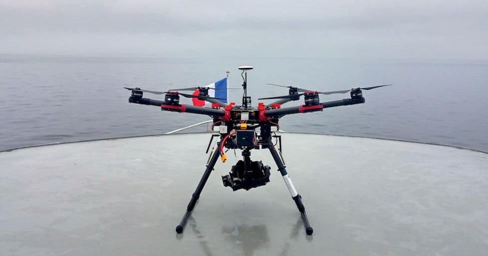 Drone en tournage pour série et fiction Rhône Alpes