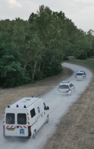 Poursuite voiture fiction en drone Rhône Alpes