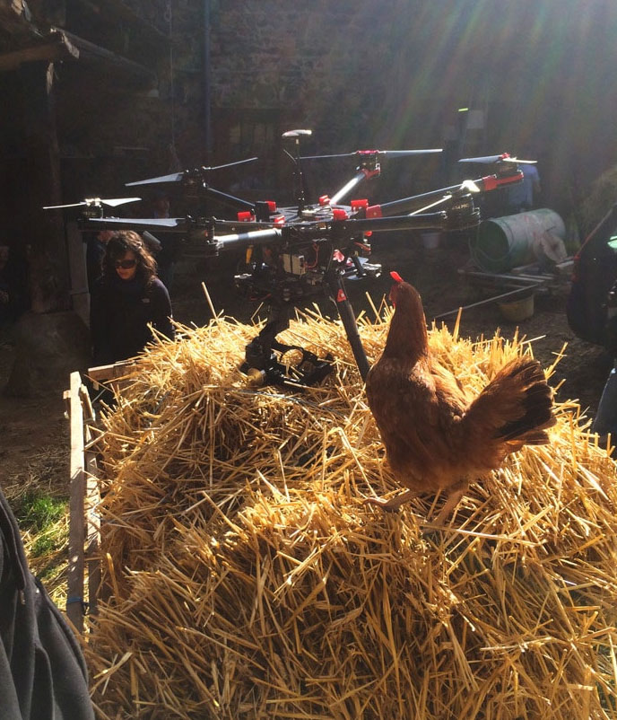 Drone campagne en Rhône Alpes