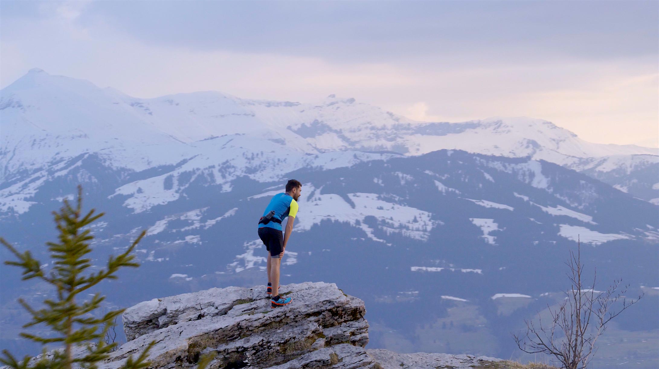 Prise de vue drone en montagne