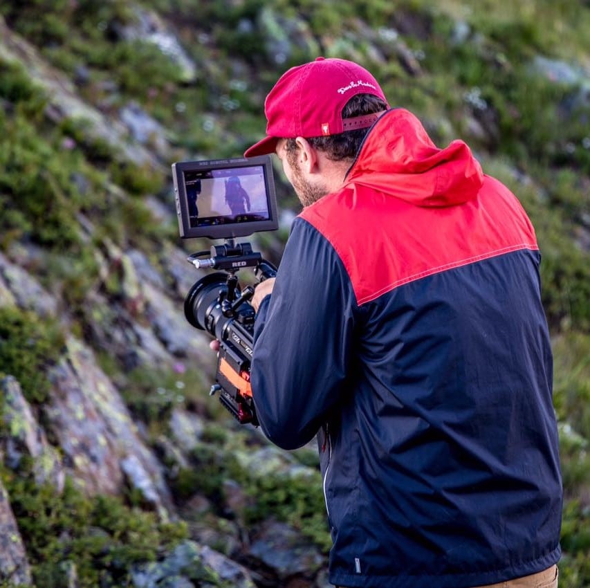 Cameraman tournage film publicitaire