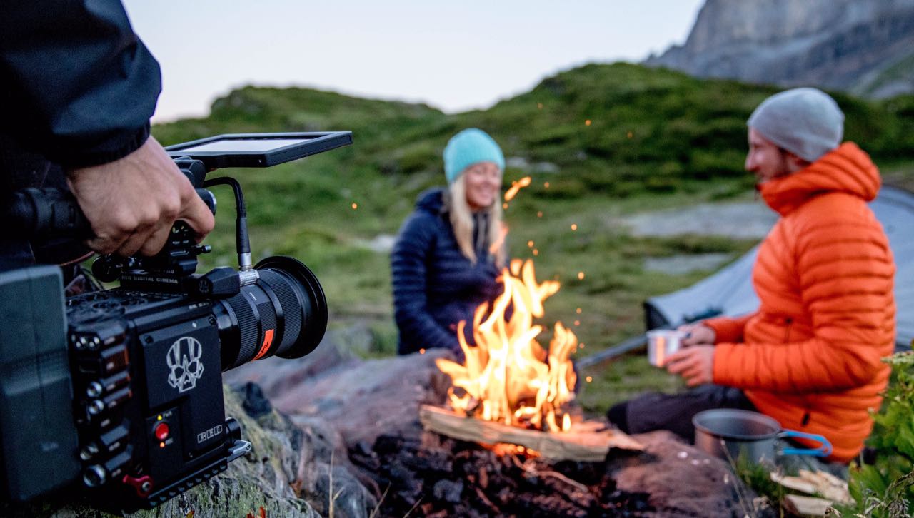 Tournage feude camp avec caméra 8K