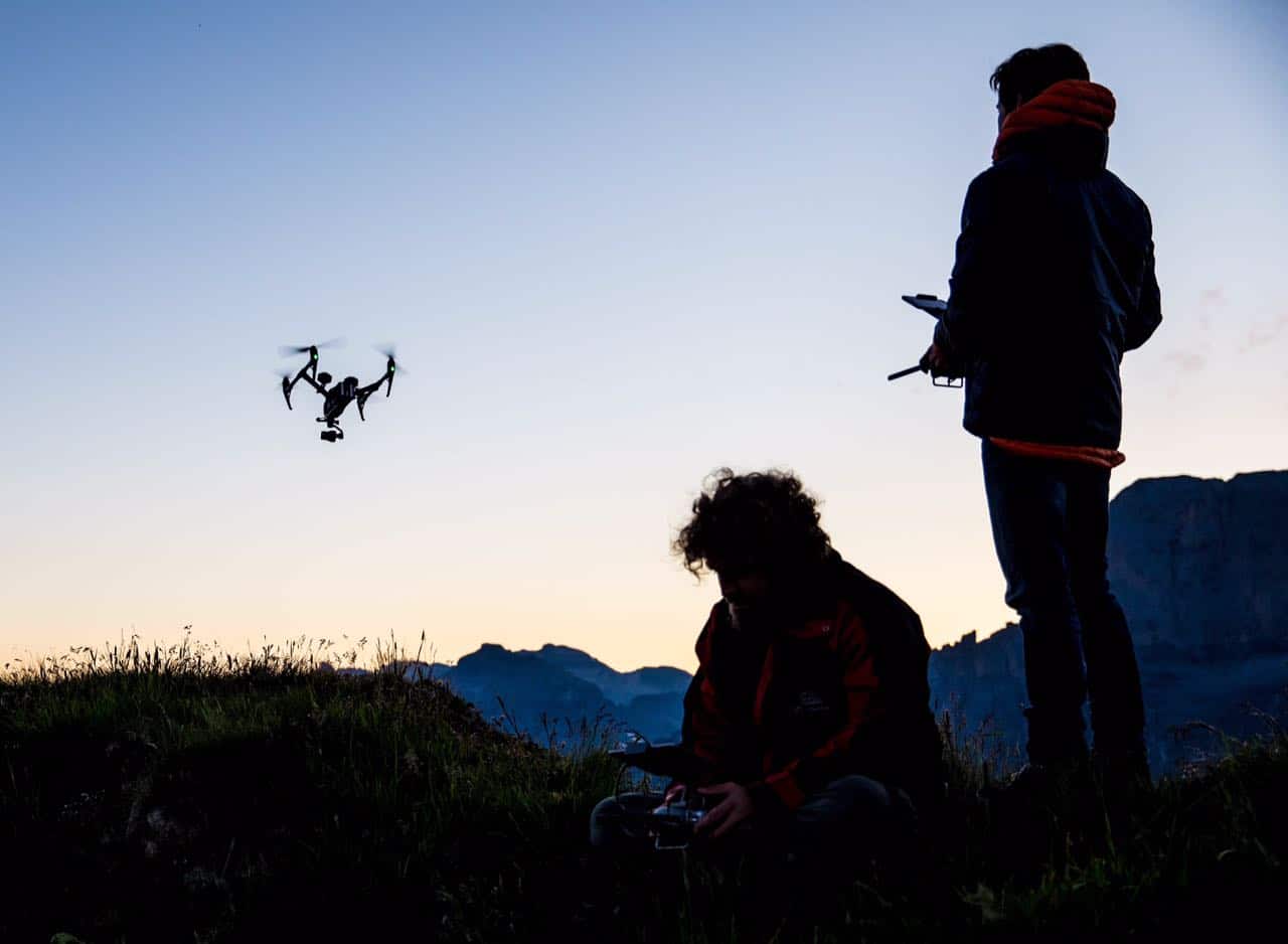 Pilote drone pour film publicitaire