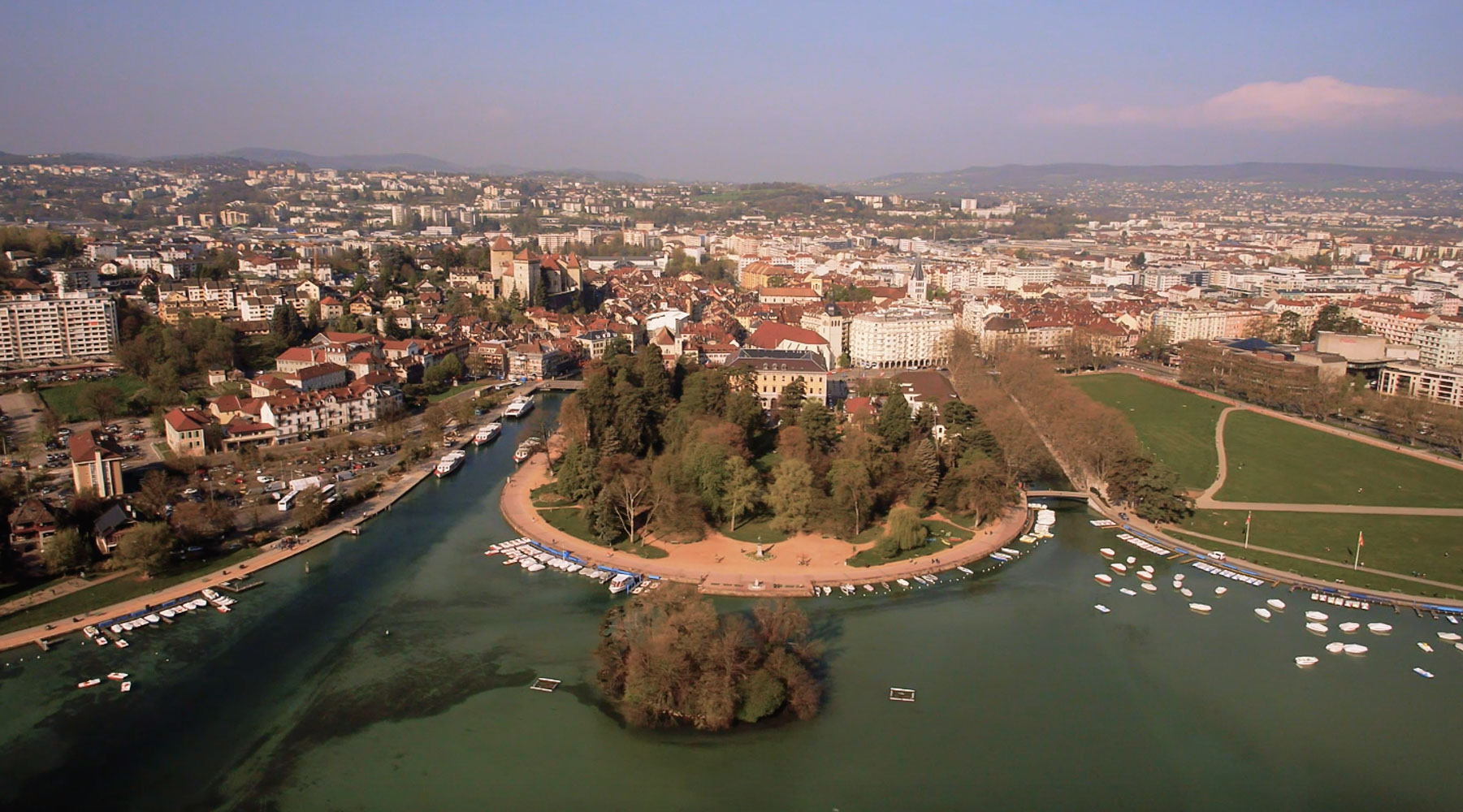 film département haute savoie drone