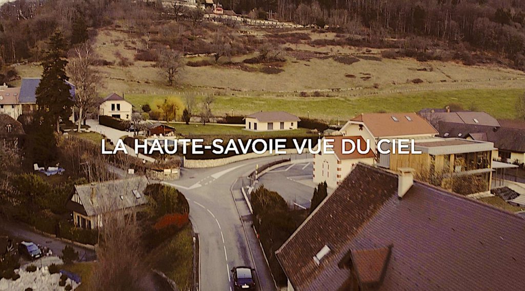 haute savoie vu du ciel drone