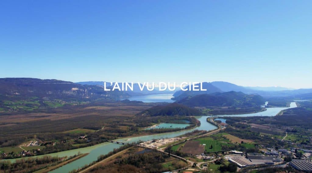 L'ain vu du ciel film aérien drone