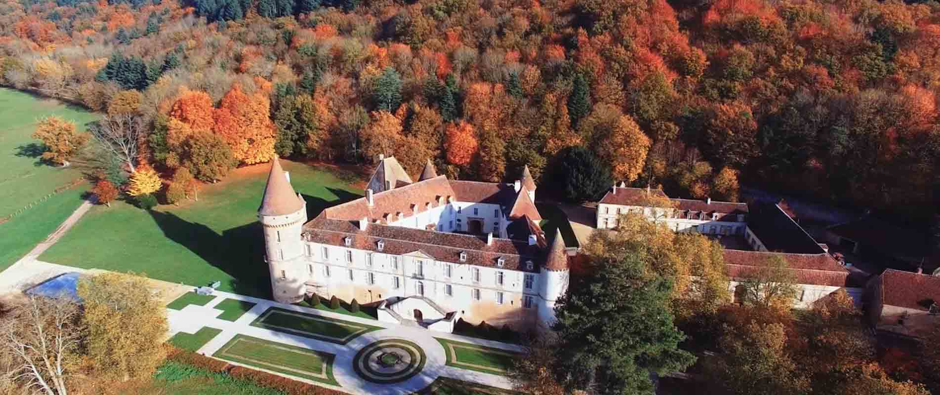 chateau Nièvre film aérien drone