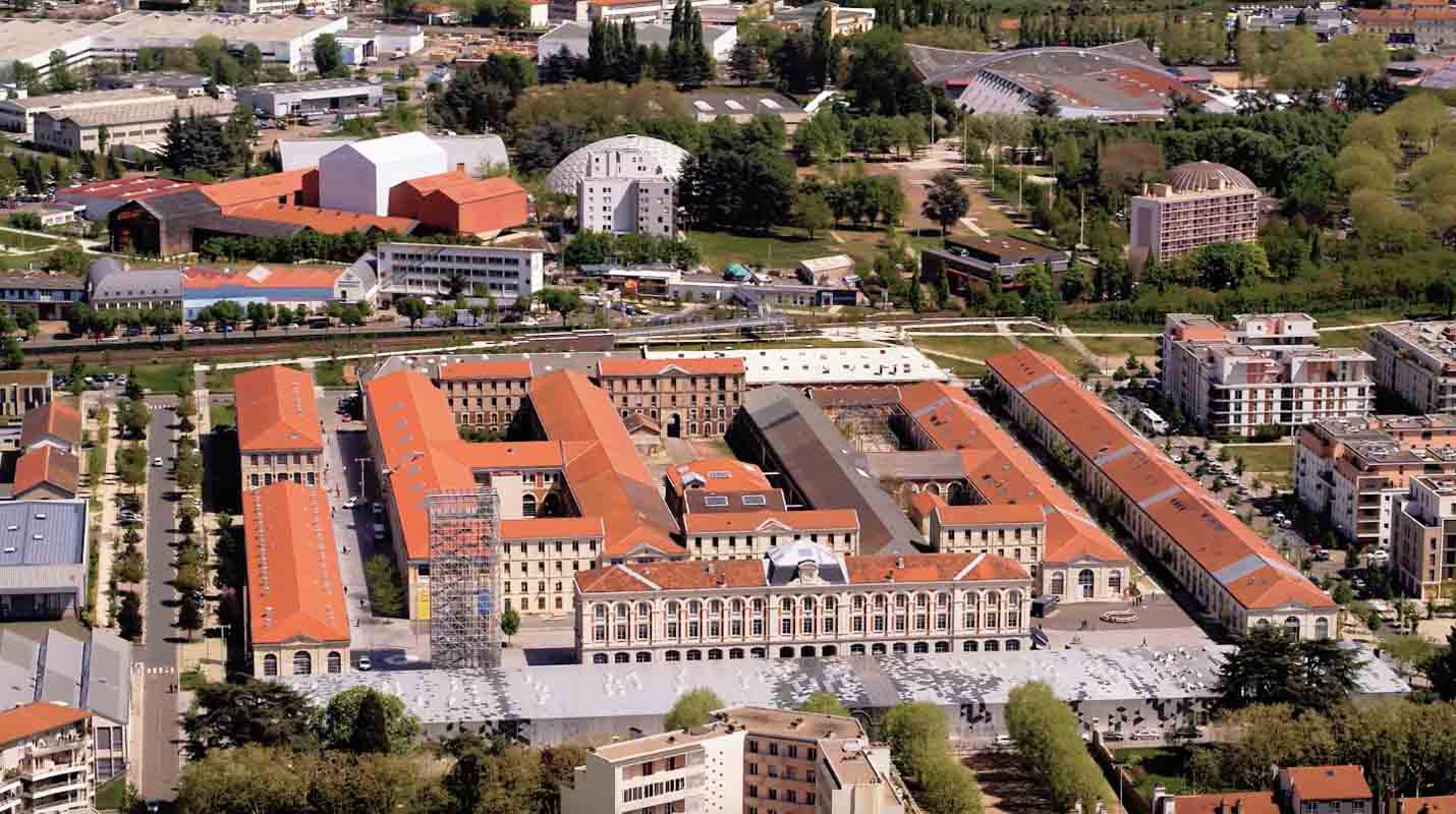 Cité du Design Saint Etienne film aérien drone