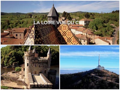 la loire vue du ciel drone