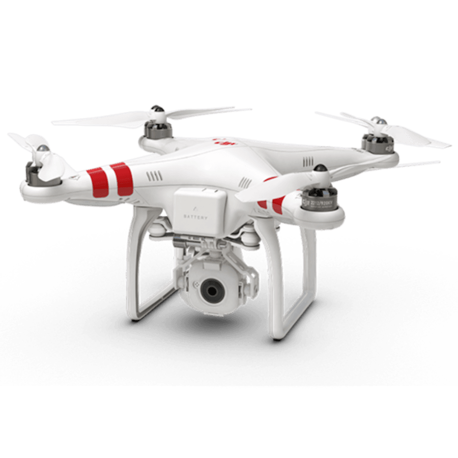 Phantom DJI blanc drone