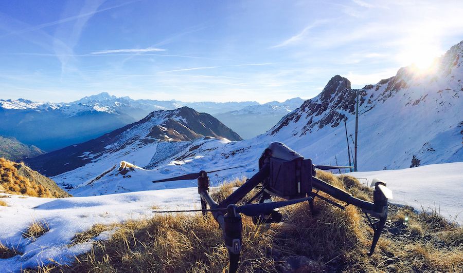 DJI INSPIRE 2 DRONE MONTAGNE