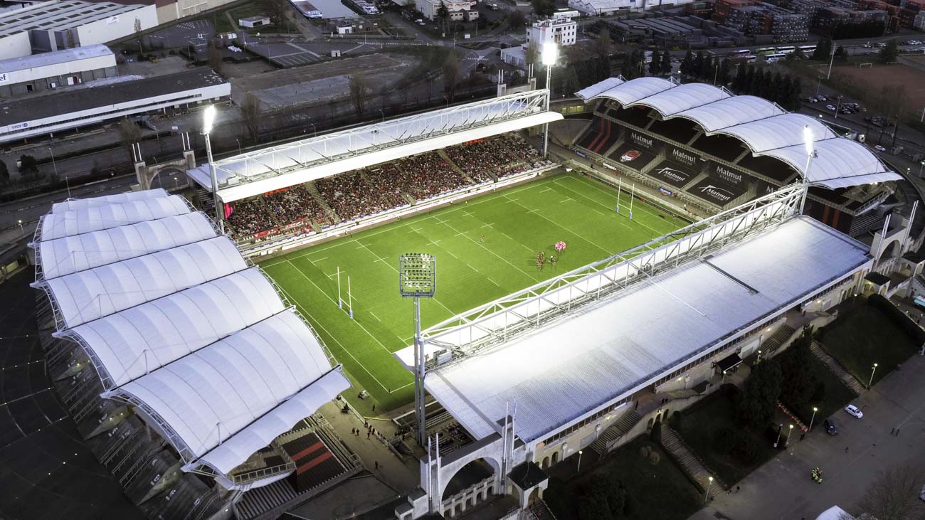 Stade de gerland par drone